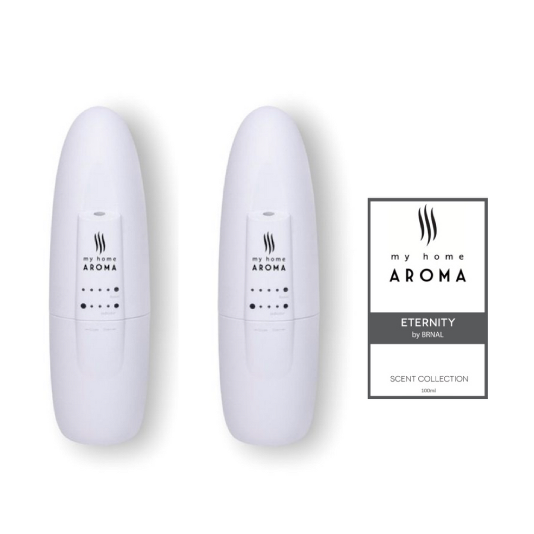 My Home Aroma Bundle • 2 Diffusers + 2 Aroma Oil Scents